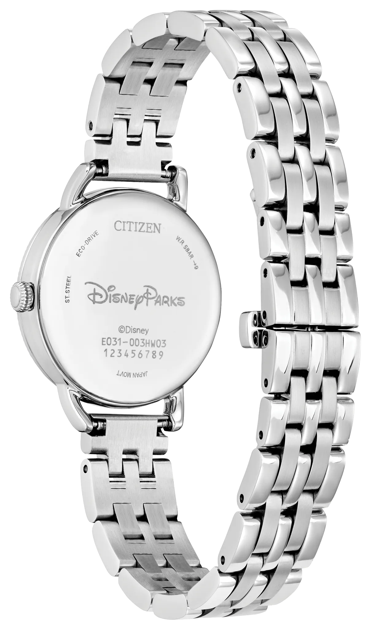 Mickey Mouse White Dial Stainless Steel Bracelet EM1051-53W | CITIZEN